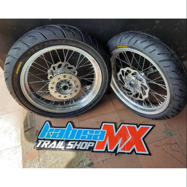 Paket hemat ban supermoto klx150