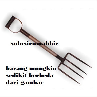 Garpu Tanah mata 3 or 4 GiGi Baja Super Sendok Dodos untuk Berkebun