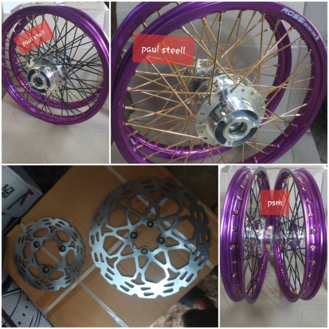 Velg satria Fu depan belakang