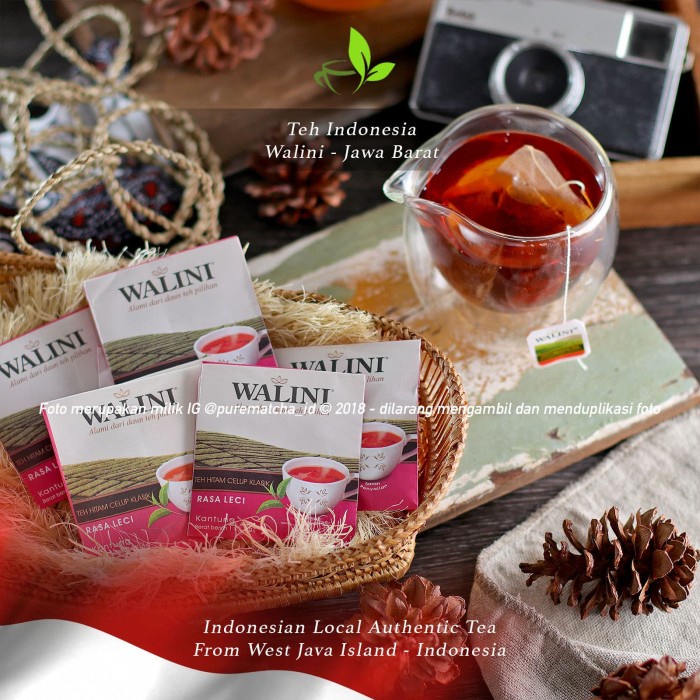 

B062D Teh Celup Walini Rasa Leci 1 Tb Premium Lychee Tea Hotel Resto Cafe 054S