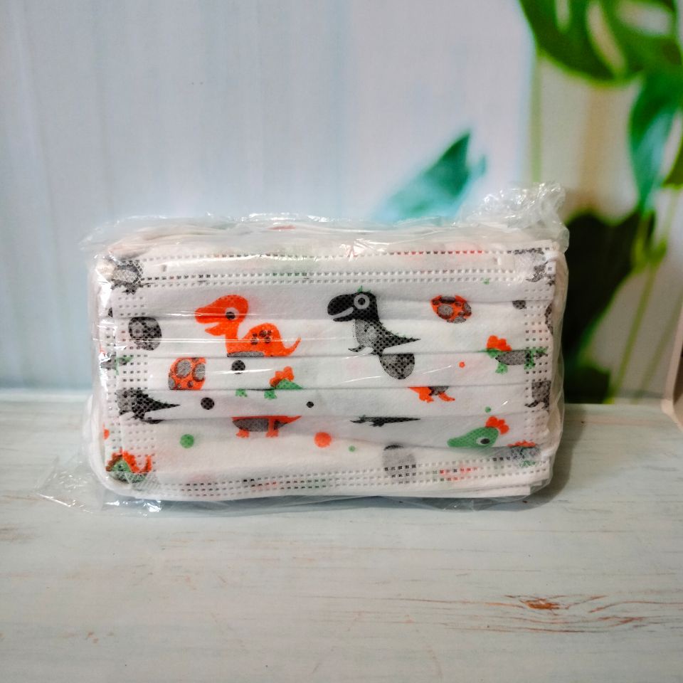 Masker Anak Motif Gambar Lucu Earloop KF94 Duckbill