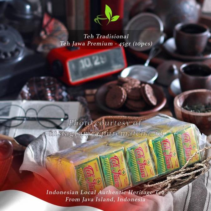 

[ COD ] Teh Indonesia - Teh Jawa PREMIUM 45gr Teh Seduh Tradisional Indo 10pcs DISKON Kode 1082