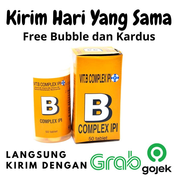 Vitamin B complex Ipi Suplemen Lelaki Dewasa Obat Pegal Cape