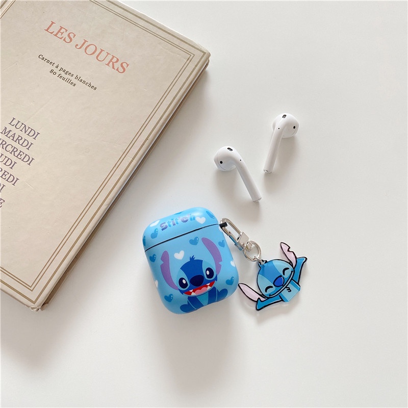 Case Desain Stitch Dengan Gantungan Kunci Untuk Airpods 2 1 Pro