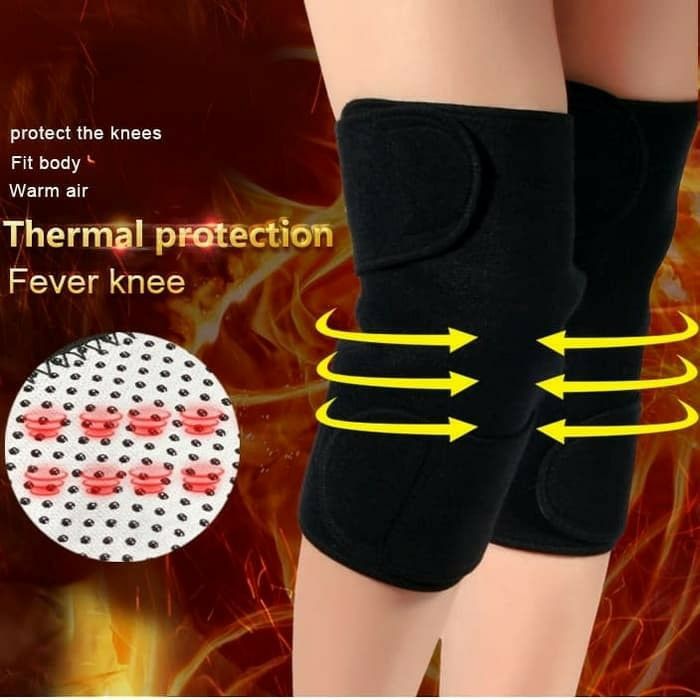 Sabuk Terapi Pemanas Lutut / Magnetic Therapy Self Heating Knee Pads