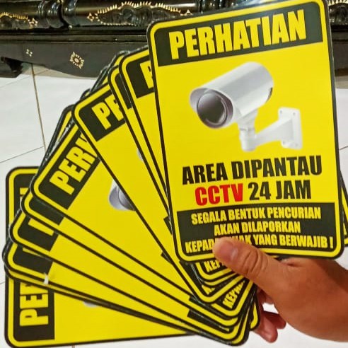 

STIKER CCTV ANTI AIR