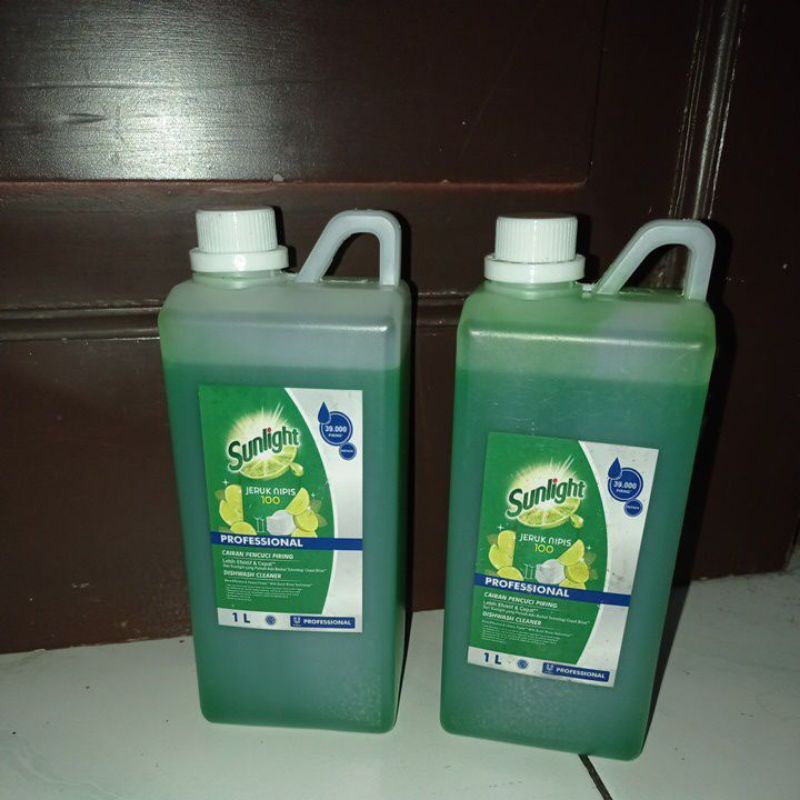 sunlight 1 liter jeruk nipis 100 sabun cuci piring