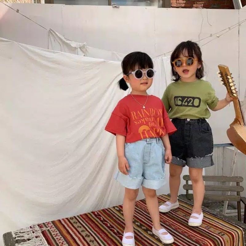 kacamata anak hitam polos import uv protection kapo sunglasses anak cowok / cewek-4