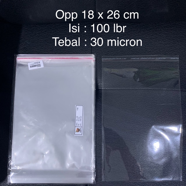 

Plastik opp lem tebal 03 18x26 18 x 26 seal 100 lembar pcs kaca 30 micron undangan bening murah