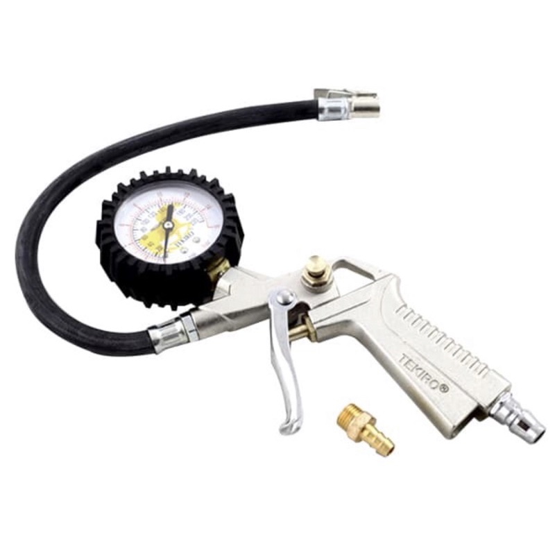 PAKET AIR IMPACT AIR DUSTER TIRE PRESSURE GAUGE SELANG RECOIL  9 METER QUICK COUPLER SF20