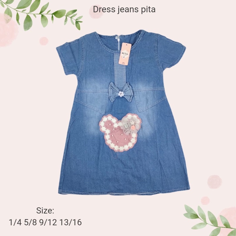 Dress Jeans Pita |Motif Mickey|