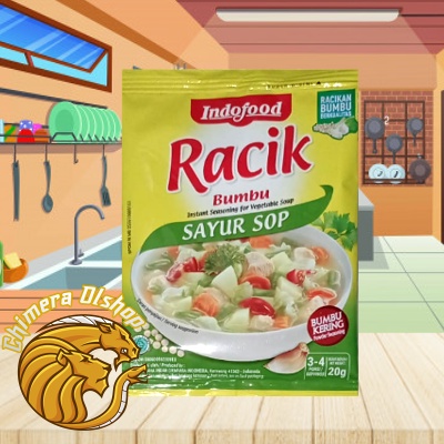 

Indofood Bumbu Instant Penyedap Rasa Racik Sayur Sop Sup 1 pcs bungkus sachet