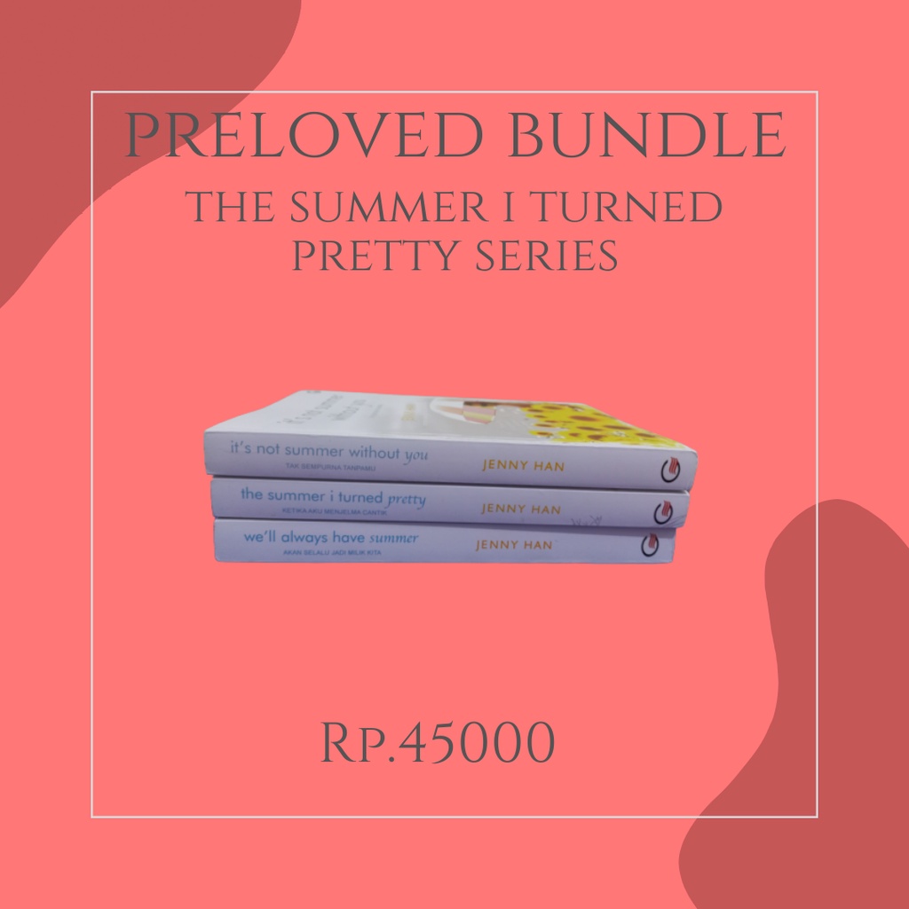 Preloved bundle novel the summer I turned pretty series