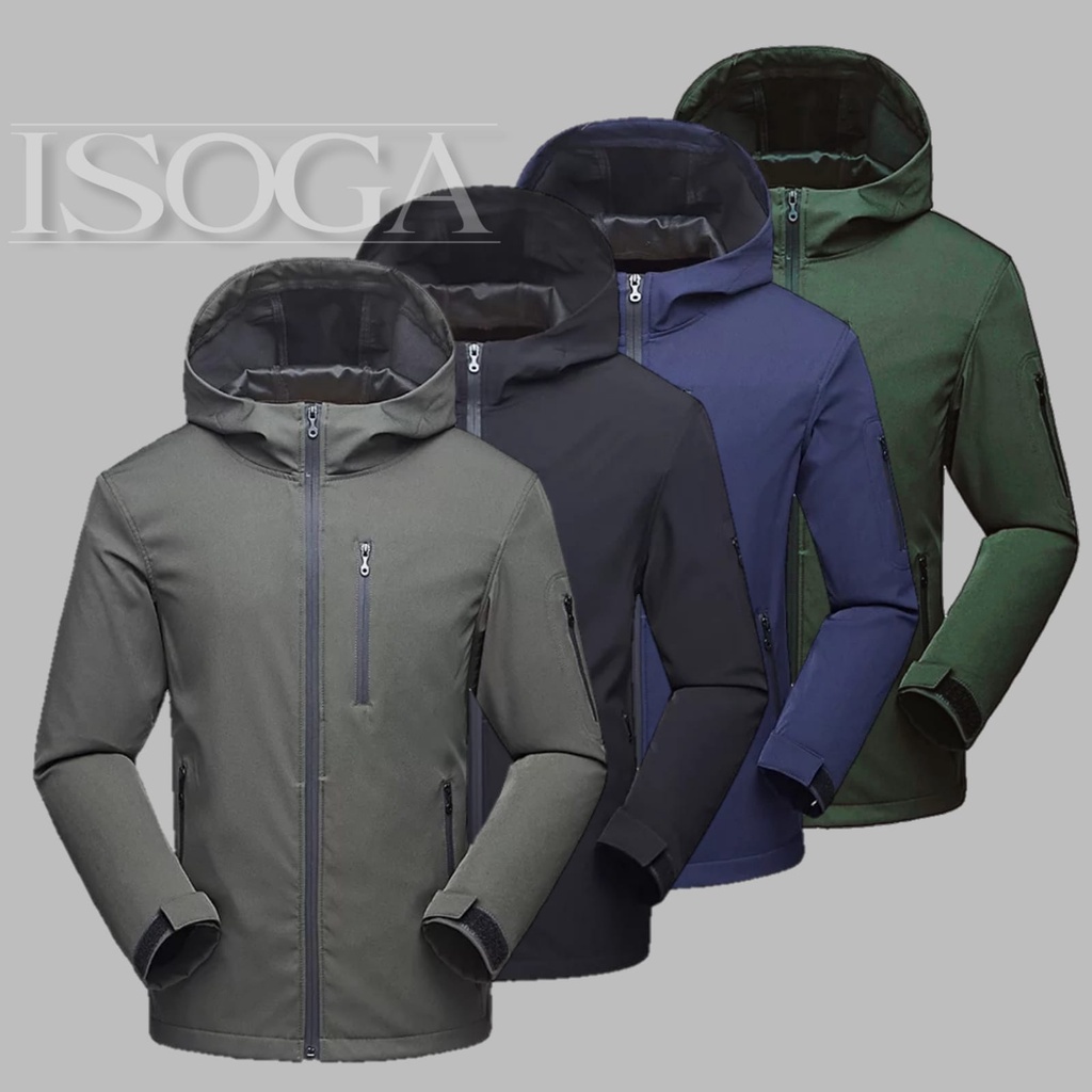 JAKET OUTDOOR BAHAN TASLAN / jaket waterproof / jaket musim hujan / jaket musim dingin / jaket anti 