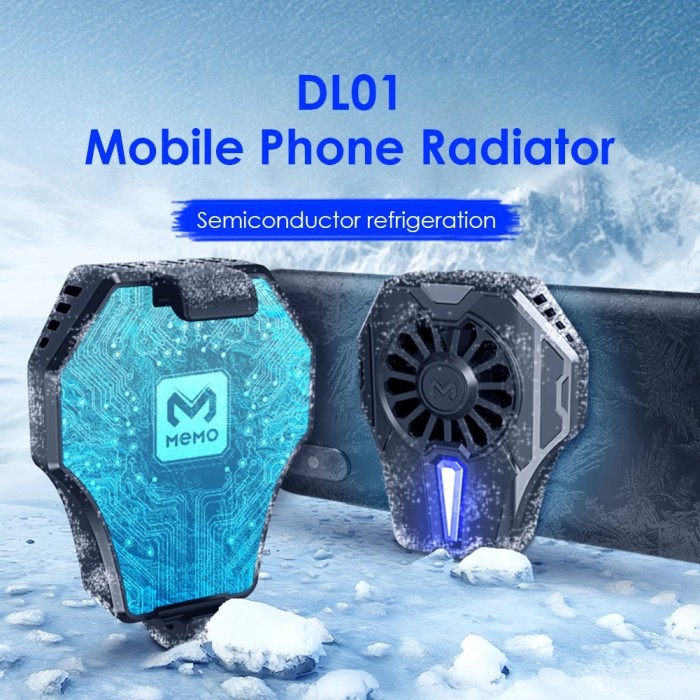 MEMO DL01 Kipas Pendingin Handphone Heatsink Radiator Cooling Fan HP