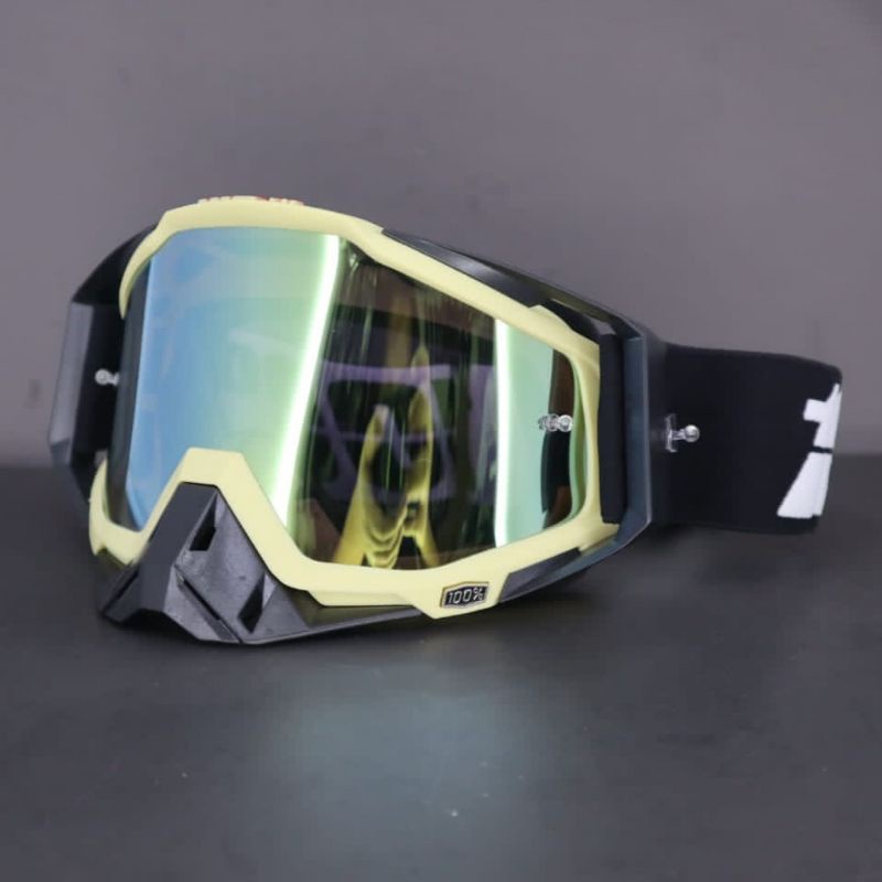 KACAMATA GOGGLE 100 KACAMATA MOTORCROSS IMPORT ASLI LENGKAP DENGAN BOX DAN KACA BENING TAMBAHAN