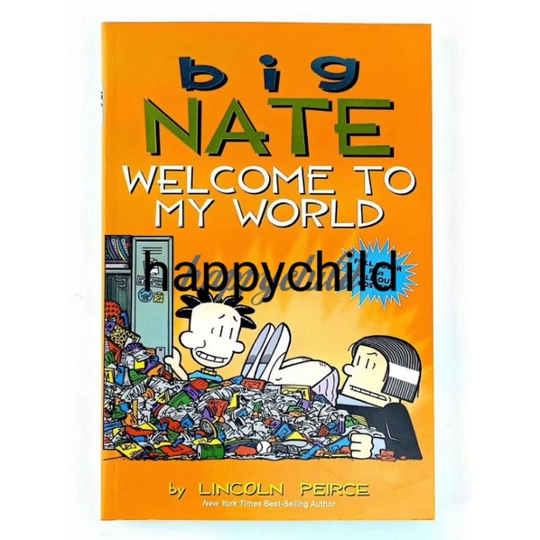 original big nate welcome to my world 176 pages buku impor buku anak happychild