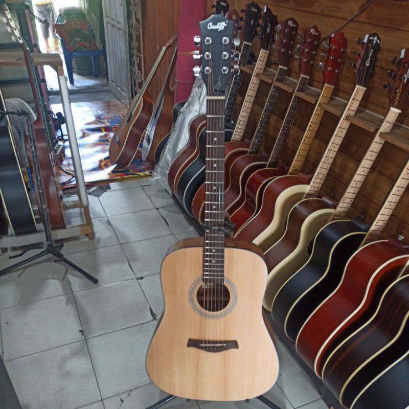 Gitar akustik cowboy GW-240 NA ( Natural ) + Pream Cowboy