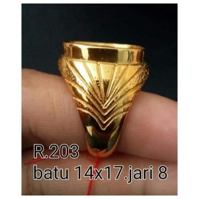 Ikat ring emban perunggu model eropa