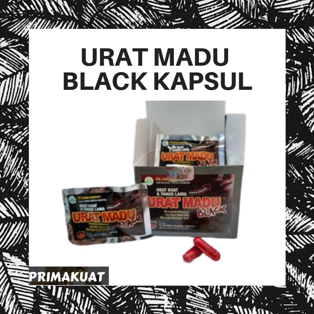 [BISA COD] KAPSUL URAT MADU BLACK ORIGINAL - URAT MADU BLACK ASLI ORIGINAL