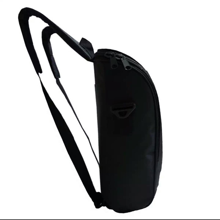 Polo Tabung Tas Ransel Pria Tas Fashion Pria Tas Ransel Ipad - Black