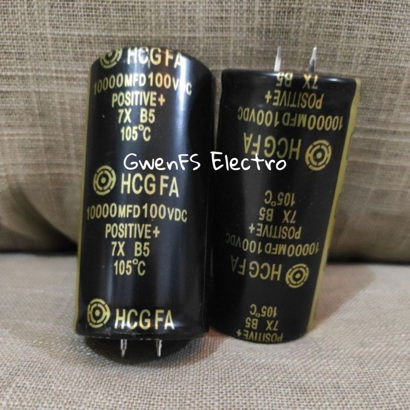 ELCO 10000UF 100V HCG ORI, Capasitor Elco HCG Promo