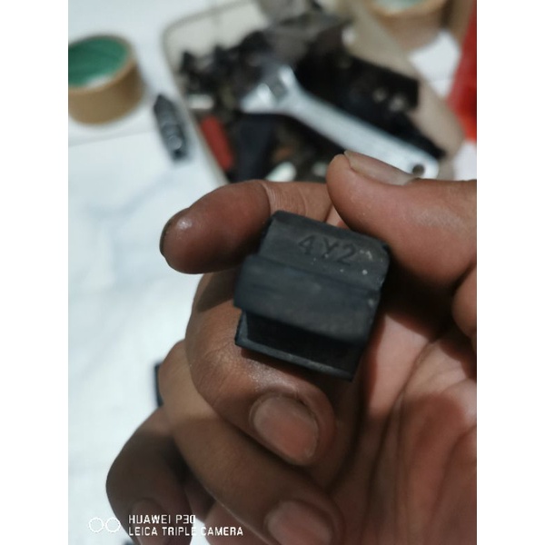 KARET PEREDAM BLOK HEAD RX KING ORIGINAL COPOTAN