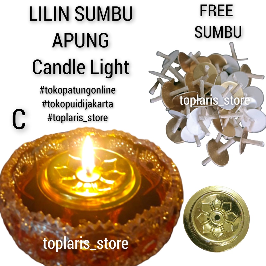 Lilin Apung/Sumbu Pelita Plus Pelampung Kualitas Bagus 02