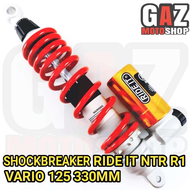 Ride IT NTR R1 Shockbreaker Tabung Bawah Dobel Klik 330mm Shock Skok belakang Vario 125 / Vario 150