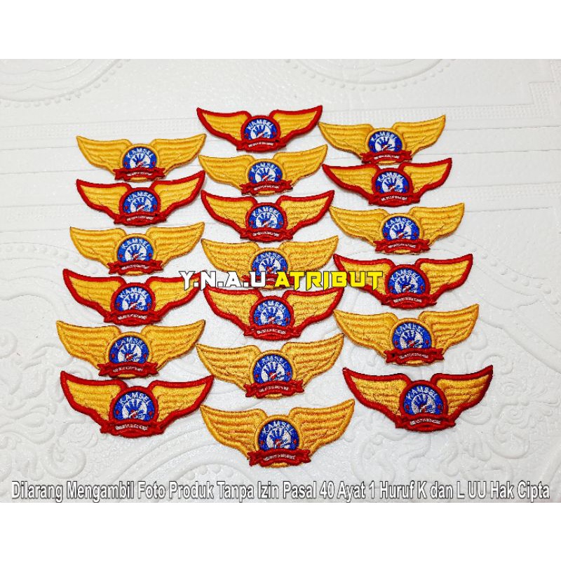 ATRIBUT PDL POLRI / PIN PDL KAMSEL LANTAS POLRI BORDIR TIMBUL / PIN PDL KEAMANAN DAN KESELAMATAN LAN