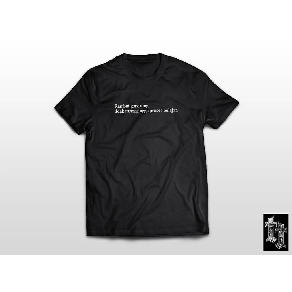 Kaos Kata Rambut Gondrong Tshirttokoh Shopee Indonesia