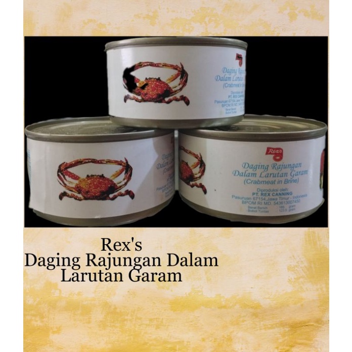

Rex's Daging Rajungan Dalam Larutan Garam