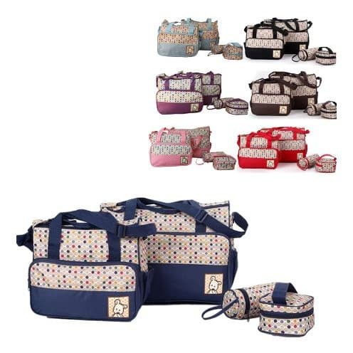 Diaper Baby Bag Tas Perlengkapan Bayi Travelling Bag 5 In 1