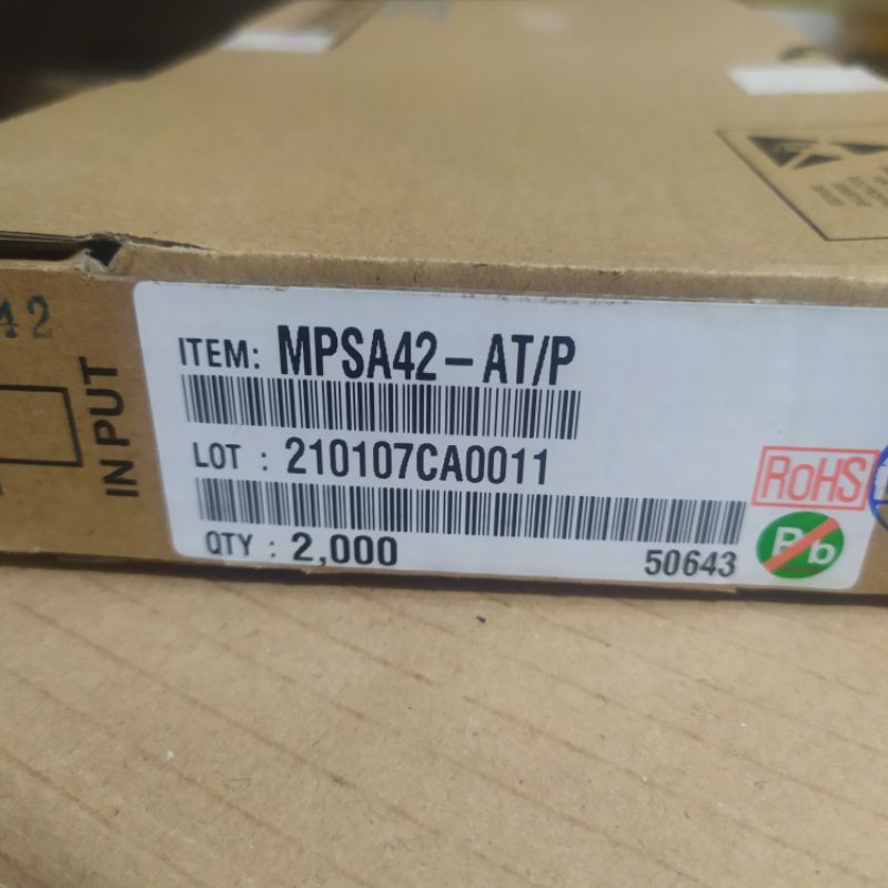 Transistor 2N 5401 2N5551 MPS A42 KEC Ori