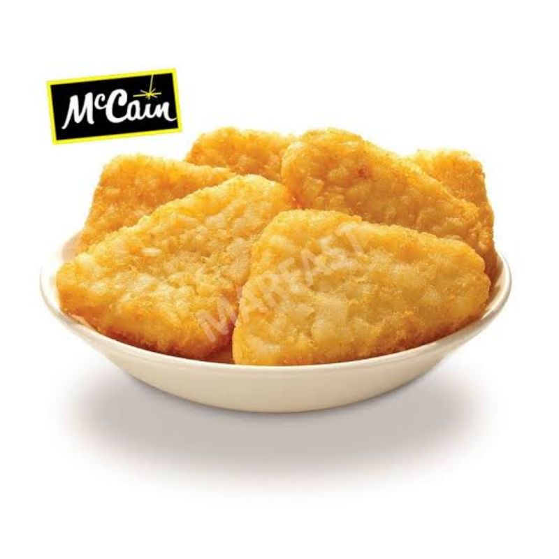 

McCain triangle patties hashbrown frozen potato french fries hash brown breakfast