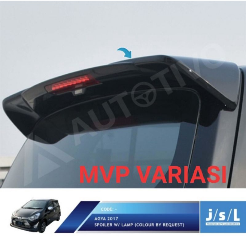 New Agya 2017 Spoiler with Lamp/Aksesoris Toyota Agya