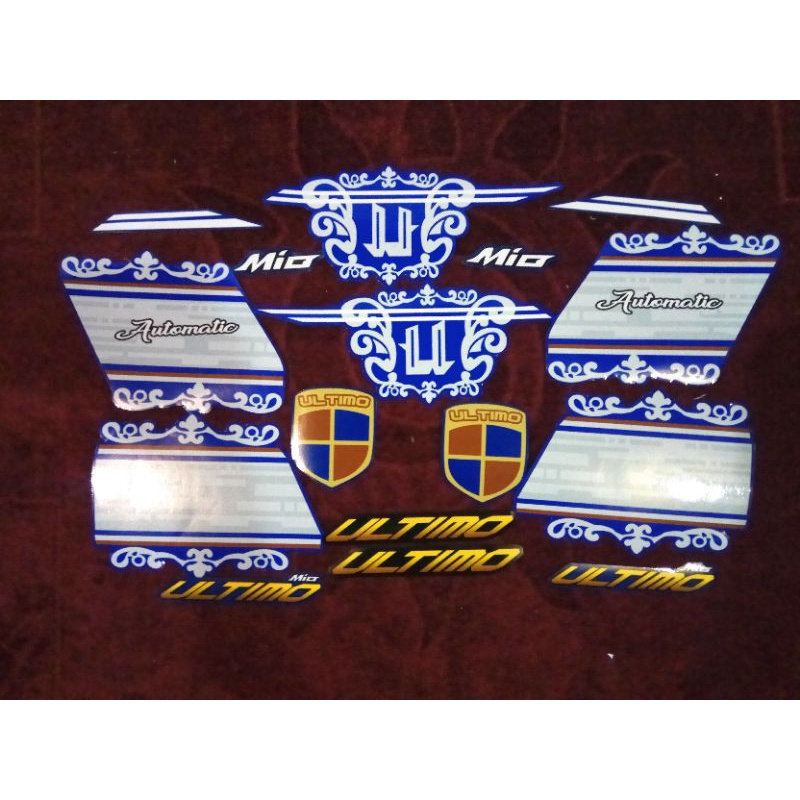 Striping Mio Soul MX 2007-2012 Variasi