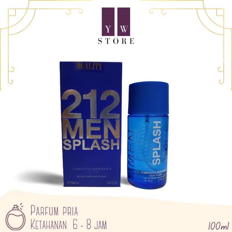 212 Men Splash Blue Parfum Pria
