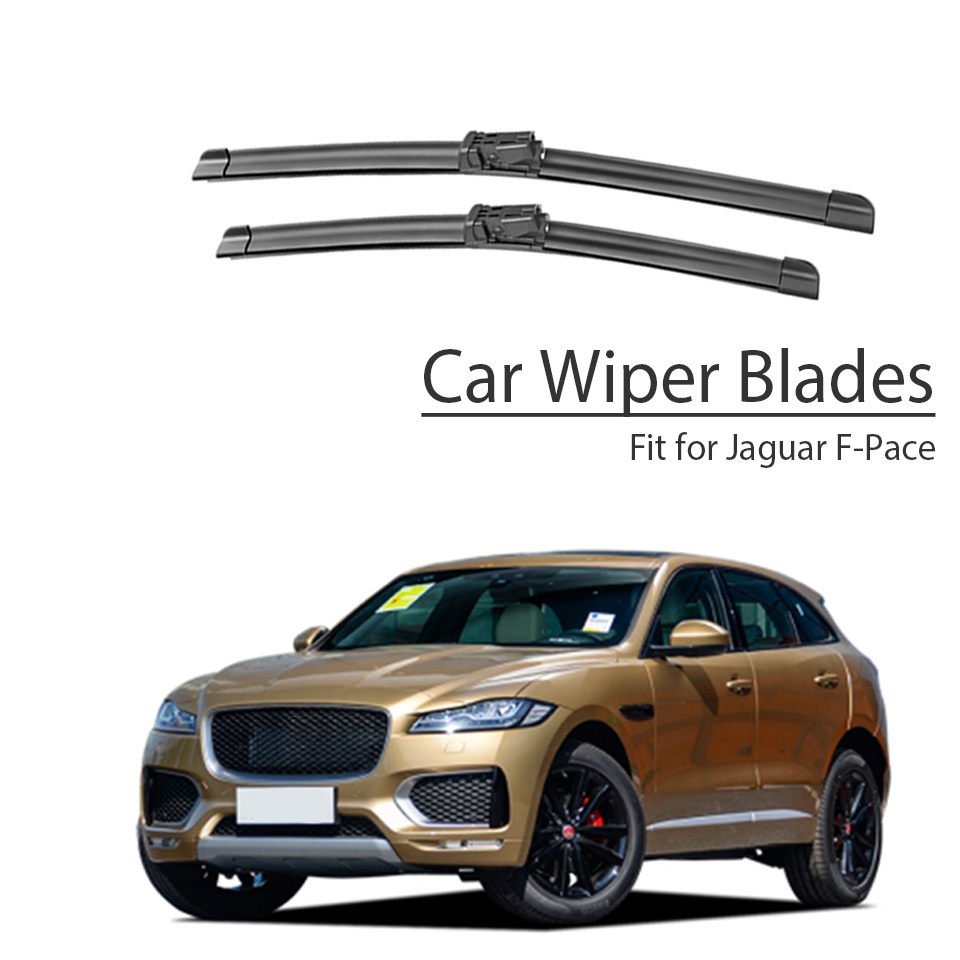 1 Set Karet Wiper Kaca Depan Mobil Untuk Jaguar F-Pace 2016 2017