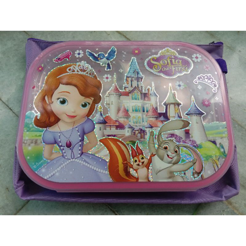 Kotak Makan Sekat Sofia + Tas