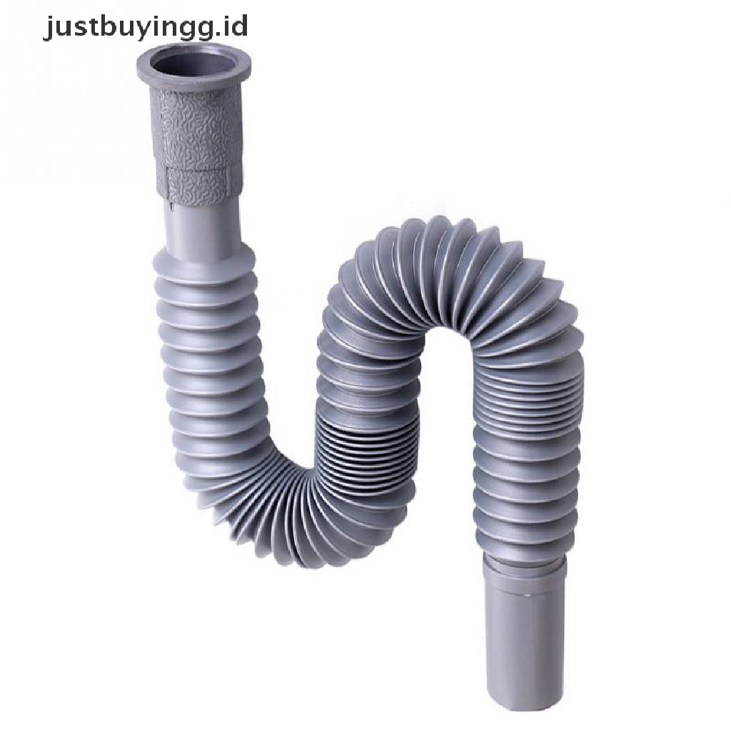 [justbuyingg.id] Flexible Water Pipe Wash Basin Drainage Pipes Lengthen Deodorant Prolong Water Pipes Plumbing Hoses ID