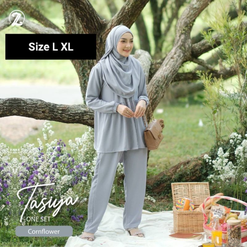 tasiya one set by zalona ready stock