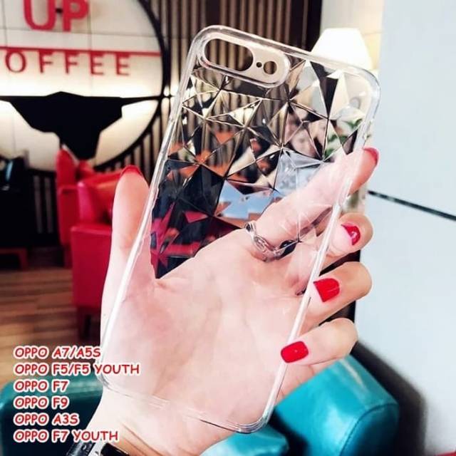 SOFT CASE HP OPPO A7 A5S A3S F5 F5 YOUTH F7 F9 - DIAMOND CASING CASE