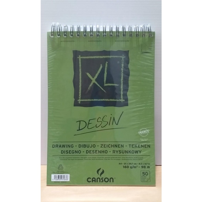 

Livro | Canson Sketch Book / Buku Sketsa A4 21 X 29.7Cm 8.3 X 11.7In 160 Gr Kekinian Terlaris