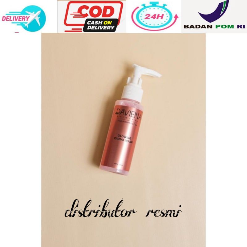 Daviena Skincare Facial Wash Glowing l official store l davienaskincare l davienaskincareofficial l davienaskincarepadang l daviena