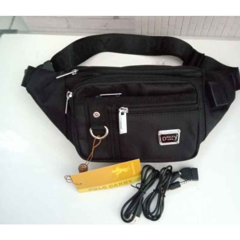 Tas pinggang waistbag Original Import pria wanita Polo Danny