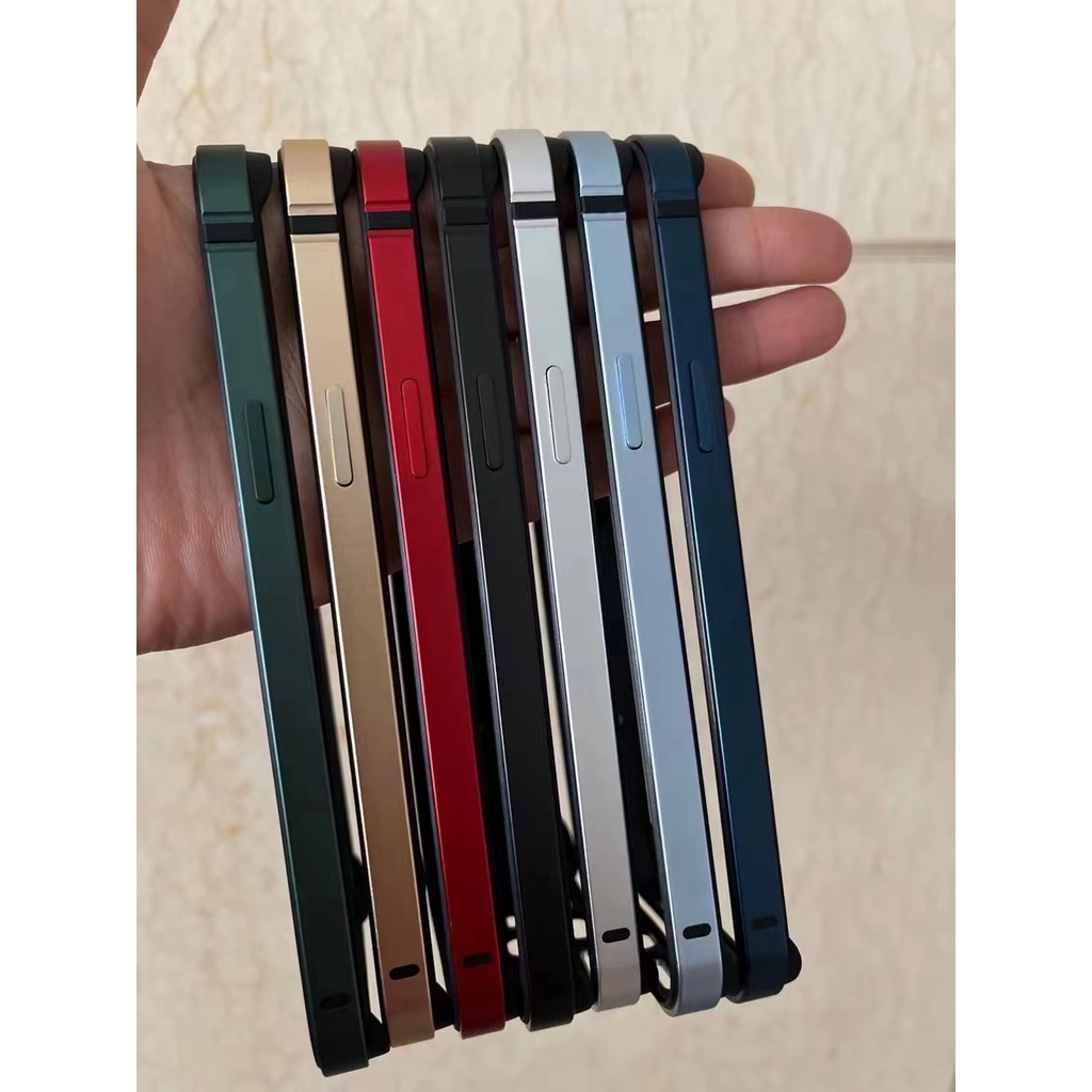 Case Bumper Pelindung Bahan Metal Aluminum Ultra Tipis Untuk iPhone 13 Pro Max