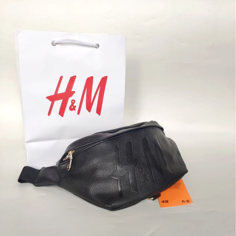 Tas Selempang Kulit H&M Premium Ori / Tas Pinggang HM ORI FREE DUSTBAG