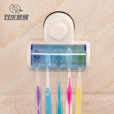 Bear Rak Gantung Tempat Sikat Gigi Organizer - Toothbrush Holder Rak Sikat Gigi Gantung - Gantungan Gosok Gigi Dinding - Wadah Sikat Gigi - Tootbrush Holder - Sikat Gigi Holder