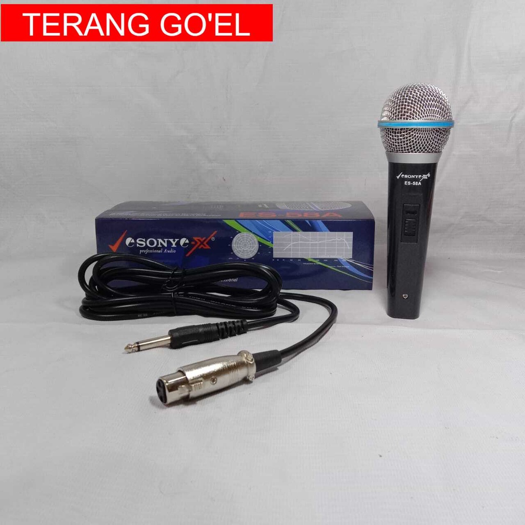 MIC SONY / MICROPHONE SONY / MIC MUSIK / MIC KARAOKE SONY-X ES-58A